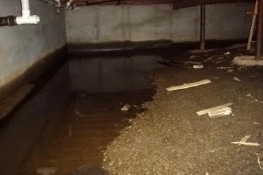 Flooded Crawl Space | Summit Basement Company