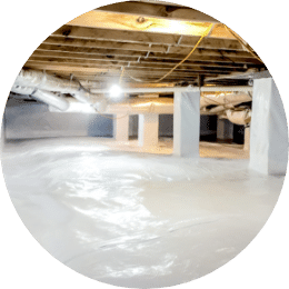 Well Lit Crawl Space | Summit Basement Company