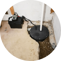 Sump Pump Preventing Flooding | Summit Basement Company | Akron OH