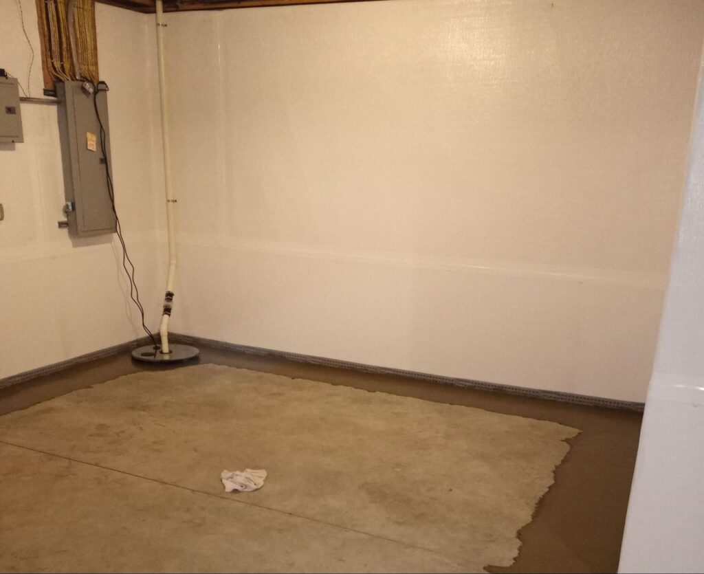 Basement sump pump